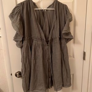 VICI olive green tunic